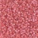 Miyuki delica beads 10/0 - Lined rose pink ab DBM-70